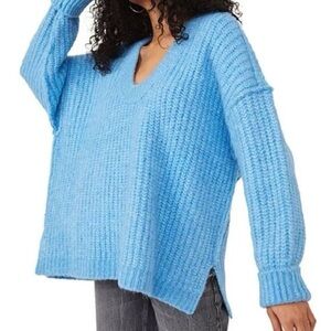 Free people Cozy Blue Women's Sweater